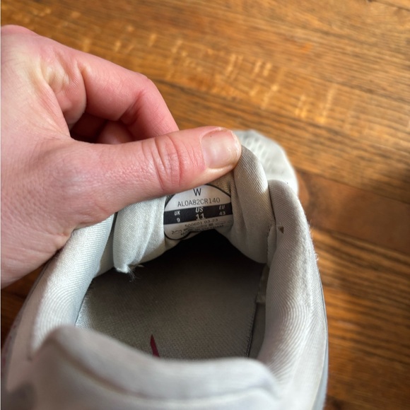 Altra Via Olympus White and Red Athletic Shoes - Picture 5 of 5